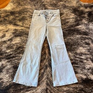 Women’s American Eagle Super High Rise Flare, Nxt Level Stretch, Size 12 Jeans